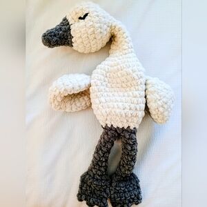 Handmade Crochet Goose Snuggler 🪿